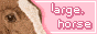 Large Horse button